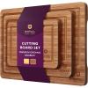 imageROYAL CRAFT WOOD Cutting Boards for Kitchen  Wooden Cutting Board for Meal Prep ampamp Serving NonToxic Bamboo Chopping Board Carbonized Bamboo Durable Charcuterie ampamp Lightweight Serving Boards 2 pcsCarbonized Bamboo Brown