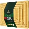 imageROYAL CRAFT WOOD Cutting Boards for Kitchen  Wooden Cutting Board for Meal Prep ampamp Serving NonToxic Bamboo Chopping Board Carbonized Bamboo Durable Charcuterie ampamp Lightweight Serving Boards 2 pcsNatural