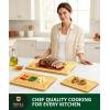 image:imageROYAL CRAFT WOOD Cutting Boards for Kitchen  Chopping Board Set of 3  Wooden Cutting Boards for Meal Prep amp Serving  Bamboo Wood Cutting Board Set  Charcuterie amp Chopping Butcher Block for Meat