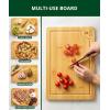 image:imageROYAL CRAFT WOOD Wooden Cutting Boards for Kitchen Meal Prep amp Serving  Bamboo Wood Cutting Board Set with Deep Juice Groove Side Handles  Charcuterie amp Chopping Butcher Block for Meat Set of 3Natural
