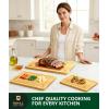 image:imageROYAL CRAFT WOOD Wooden Cutting Boards for Kitchen Meal Prep amp Serving  Bamboo Wood Cutting Board Set with Deep Juice Groove Side Handles  Charcuterie amp Chopping Butcher Block for Meat Set of 3Natural