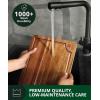 image:imageROYAL CRAFT WOOD Wooden Cutting Boards for Kitchen Meal Prep amp Serving  Bamboo Wood Cutting Board Set with Deep Juice Groove Side Handles  Charcuterie amp Chopping Butcher Block for Meat Set of 3Dark Brown