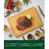 image:imageROYAL CRAFT WOOD Wooden Cutting Boards for Kitchen Meal Prep amp Serving  Bamboo Wood Cutting Board Set with Deep Juice Groove Side Handles  Charcuterie amp Chopping Butcher Block for Meat Set of 3Natural