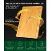 image:imageROYAL CRAFT WOOD Wooden Cutting Boards for Kitchen Meal Prep amp Serving  Bamboo Wood Cutting Board Set with Deep Juice Groove Side Handles  Charcuterie amp Chopping Butcher Block for Meat Set of 3Natural