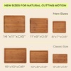 image:imageROYAL CRAFT WOOD Wooden Cutting Boards for Kitchen Meal Prep amp Serving  Bamboo Non Toxic Cutting Board Set with Deep Juice Groove Side Handles  Charcuterie amp Chopping Butcher Block for Meat 4 PcsCarbonized