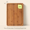 image:imageROYAL CRAFT WOOD Wooden Cutting Boards for Kitchen Meal Prep amp Serving  Bamboo Non Toxic Cutting Board Set with Deep Juice Groove Side Handles  Charcuterie amp Chopping Butcher Block for Meat 4 PcsCarbonized
