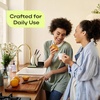 image:imageROYAL CRAFT WOOD Wooden Cutting Boards for Kitchen Meal Prep amp Serving  Bamboo Non Toxic Cutting Board Set with Deep Juice Groove Side Handles  Charcuterie amp Chopping Butcher Block for Meat 4 PcsCarbonized