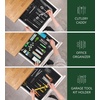 image:imageDrawer Organizer for Kitchen Organization  Expandable Bamboo Silverware Drawer Organizer with Removable Knife Block Bamboo Cutlery NonSlip Utensil Organizer with 7Slot Knife Storage for FlatwareBlack