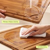 image:imageROYAL CRAFT WOOD Wooden Cutting Boards for Kitchen Meal Prep amp Serving  Bamboo Non Toxic Cutting Board Set with Deep Juice Groove Side Handles  Charcuterie amp Chopping Butcher Block for Meat 2 PcsBrown