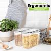 imageUtopia Kitchen Cereal Containers Storage  Liter Airtight Food Storage Containers ampamp Cereal Dispenser For Pantry Organization And Storage Clear 4 Liter Pack of 4Clear
