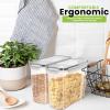 imageUtopia Kitchen Cereal Containers Storage  Liter Airtight Food Storage Containers ampamp Cereal Dispenser For Pantry Organization And Storage Clear 4 Liter Pack of 4Clear