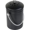 imageUtopia Kitchen Compost Bin for Kitchen Countertop  13 Gallon Compost Bucket for Kitchen with Lid  Includes 1 Spare Charcoal Filter Silver Bundle Pack of 6Black