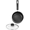 imageUtopia Kitchen Nonstick Saucepan 2 Quarts with Detachable handle ampamp Glass Lid Induction Compatible StayCool Handle Multipurpose Use for Kitchen or Restaurant Grey  Black Pack of 6