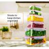 imageUtopia Kitchen Plastic Food Storage Container Set with Airtight Lids  Pack of 24 12 Containers ampamp 12 Snap Lids Reusable ampamp Leftover Food Lunch Boxes  Leak Proof Freezer ampamp Microwave SafeRed