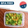 imageUtopia Kitchen Plastic Food Storage Container Set with Airtight Lids  Pack of 24 12 Containers ampamp 12 Snap Lids Reusable ampamp Leftover Food Lunch Boxes  Leak Proof Freezer ampamp Microwave SafeBlue