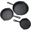 imageUtopia Kitchen PreSeasoned Cast Iron Skillet Set 3Piece  6 Inch 8 Inch and 10 Inch Bulk Pack of 4