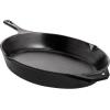 imageUtopia Kitchen Saute Fry Pan  Chefs Pan PreSeasoned Cast Iron Skillet  Frying Pan 12 Inch  Safe Grill Cookware for indoor ampamp Outdoor Use  Cast Iron Pan Black  Pack of 4Black