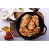 imageUtopia Kitchen Saute Fry Pan  Chefs Pan PreSeasoned Cast Iron Skillet  Frying Pan 12 Inch  Safe Grill Cookware for indoor ampamp Outdoor Use  Cast Iron Pan Black  Pack of 4Black