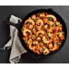 imageUtopia Kitchen Saute Fry Pan  Chefs Pan PreSeasoned Cast Iron Skillet  Frying Pan 12 Inch  Safe Grill Cookware for indoor ampamp Outdoor Use  Cast Iron Pan Black  Pack of 4Black