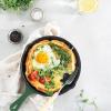 imageUtopia Kitchen Saute Fry Pan  Chefs Pan PreSeasoned Cast Iron Skillet  Frying Pan 12 Inch  Safe Grill Cookware for indoor ampamp Outdoor Use  Cast Iron Pan Black  Pack of 4Green