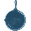 imageUtopia Kitchen Saute Fry Pan  Chefs Pan PreSeasoned Cast Iron Skillet  Frying Pan 12 Inch  Safe Grill Cookware for indoor ampamp Outdoor Use  Cast Iron Pan Black  Pack of 4Teal