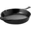 imageUtopia Kitchen Saute Fry Pan  Chefs Pan PreSeasoned Cast Iron Skillet  Frying Pan 12 Inch  Safe Grill Cookware for indoor ampamp Outdoor Use  Cast Iron Pan Black  Pack of 4Black