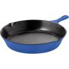 imageUtopia Kitchen Saute Fry Pan  Chefs Pan PreSeasoned Cast Iron Skillet  Frying Pan 12 Inch  Safe Grill Cookware for indoor ampamp Outdoor Use  Cast Iron Pan Black  Pack of 4Blue