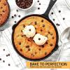 imageUtopia Kitchen Saute Fry Pan  Chefs Pan PreSeasoned Cast Iron Skillet  Frying Pan 12 Inch  Safe Grill Cookware for indoor ampamp Outdoor Use  Cast Iron Pan Black  Pack of 4Black