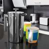 imageUtopia Kitchen Stainless Steel French Press Coffee Maker 34 Oz French Press Tea Maker Camping French Press Coffee Maker Cold Brew Portable French Press Gifts  Pack of 12