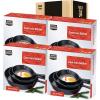 imageUtopia Kitchen PreSeasoned Cast Iron Skillet Set 3Piece  6 Inch 8 Inch and 10 Inch Bulk Pack of 4
