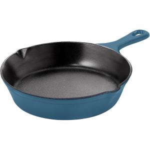 imageUtopia Kitchen Saute Fry Pan  Chefs Pan PreSeasoned Cast Iron Skillet  Frying Pan 12 Inch  Safe Grill Cookware for indoor ampamp Outdoor Use  Cast Iron Pan Black  Pack of 4Teal