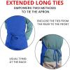 imageUtopia Kitchen 10 Pack Bib Apron Adjustable with 2 Pockets Water and Oil Resistant Cooking Kitchen Chef Apron for Women MenBlue