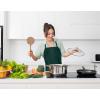 imageUtopia Kitchen 10 Pack Bib Apron Adjustable with 2 Pockets Water and Oil Resistant Cooking Kitchen Chef Apron for Women MenGreen