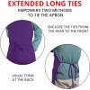 imageUtopia Kitchen 10 Pack Bib Apron Adjustable with 2 Pockets Water and Oil Resistant Cooking Kitchen Chef Apron for Women MenPurple