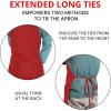 imageUtopia Kitchen 10 Pack Bib Apron Adjustable with 2 Pockets Water and Oil Resistant Cooking Kitchen Chef Apron for Women MenRed