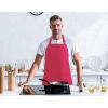 imageUtopia Kitchen 2 Pack Bib Apron Adjustable with 2 Pockets Water and Oil Resistant Cooking Kitchen Chef Apron for Women MenPink