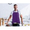 imageUtopia Kitchen 2 Pack Bib Apron Adjustable with 2 Pockets Water and Oil Resistant Cooking Kitchen Chef Apron for Women MenPurple