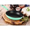 imageUtopia Kitchen NonStick Frying Pan Set with Induction Bottom 3Piece Nonstick Cookware Set Including 8 95 and 11 Inch Frying Pans Nonstick with Bakelite Handle PFOA Free Dishwasher Safe GreyGreen  Black