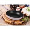 imageUtopia Kitchen NonStick Frying Pan Set with Induction Bottom 3Piece Nonstick Cookware Set Including 8 95 and 11 Inch Frying Pans Nonstick with Bakelite Handle PFOA Free Dishwasher Safe GreyPurple  Black