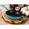imageUtopia Kitchen NonStick Frying Pan Set with Induction Bottom 3Piece Nonstick Cookware Set Including 8 95 and 11 Inch Frying Pans Nonstick with Bakelite Handle PFOA Free Dishwasher Safe GreyTurquoiseBlack