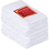 imageUtopia Kitchen Orange Flour Sack Towels 12 Pack  28 x 28 Inches 100 Cotton Tea Towels for Cleaning ampamp Drying  Highly Absorbent Kitchen Dish TowelsWhite