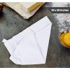 imageUtopia Kitchen Orange Flour Sack Towels 12 Pack  28 x 28 Inches 100 Cotton Tea Towels for Cleaning ampamp Drying  Highly Absorbent Kitchen Dish TowelsWhite
