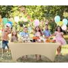 imageUtopia Kitchen Spandex Tablecloth 1 Pack 6FT White 200 GSM Tight Fitted Washable and Wrinkle Resistant Stretch Rectangular Patio Table Cover for Event Wedding ampamp Banquet 72Lx30Wx30H InchChampagne