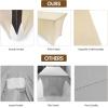 imageUtopia Kitchen Spandex Tablecloth 1 Pack 6FT White 200 GSM Tight Fitted Washable and Wrinkle Resistant Stretch Rectangular Patio Table Cover for Event Wedding ampamp Banquet 72Lx30Wx30H InchChampagne