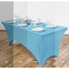 imageUtopia Kitchen Spandex Tablecloth 1 Pack 6FT White 200 GSM Tight Fitted Washable and Wrinkle Resistant Stretch Rectangular Patio Table Cover for Event Wedding ampamp Banquet 72Lx30Wx30H InchBlue Mist