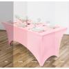 imageUtopia Kitchen Spandex Tablecloth 1 Pack 6FT White 200 GSM Tight Fitted Washable and Wrinkle Resistant Stretch Rectangular Patio Table Cover for Event Wedding ampamp Banquet 72Lx30Wx30H InchPink