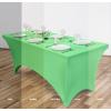 imageUtopia Kitchen Spandex Tablecloth 1 Pack 6FT White 200 GSM Tight Fitted Washable and Wrinkle Resistant Stretch Rectangular Patio Table Cover for Event Wedding ampamp Banquet 72Lx30Wx30H InchBright Green