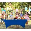imageUtopia Kitchen Spandex Tablecloth 1 Pack 6FT White 200 GSM Tight Fitted Washable and Wrinkle Resistant Stretch Rectangular Patio Table Cover for Event Wedding ampamp Banquet 72Lx30Wx30H InchRoyal Blue