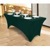 imageUtopia Kitchen Spandex Tablecloth 1 Pack 6FT White 200 GSM Tight Fitted Washable and Wrinkle Resistant Stretch Rectangular Patio Table Cover for Event Wedding ampamp Banquet 72Lx30Wx30H InchHunter Green