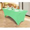 imageUtopia Kitchen Spandex Tablecloth 1 Pack 6FT White 200 GSM Tight Fitted Washable and Wrinkle Resistant Stretch Rectangular Patio Table Cover for Event Wedding ampamp Banquet 72Lx30Wx30H InchBright Green